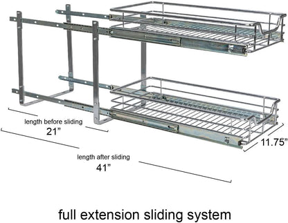 🖇️ Multi-Purpose Sliding Rack – Organize with Ease & Style! 🌿