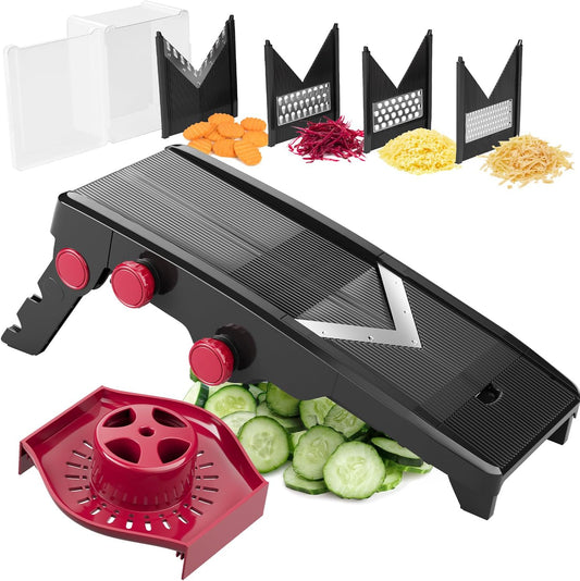 ⚡ Precision Kitchen Slicer – Adjustable Blades for Fast & Even Cuts 🔪✨