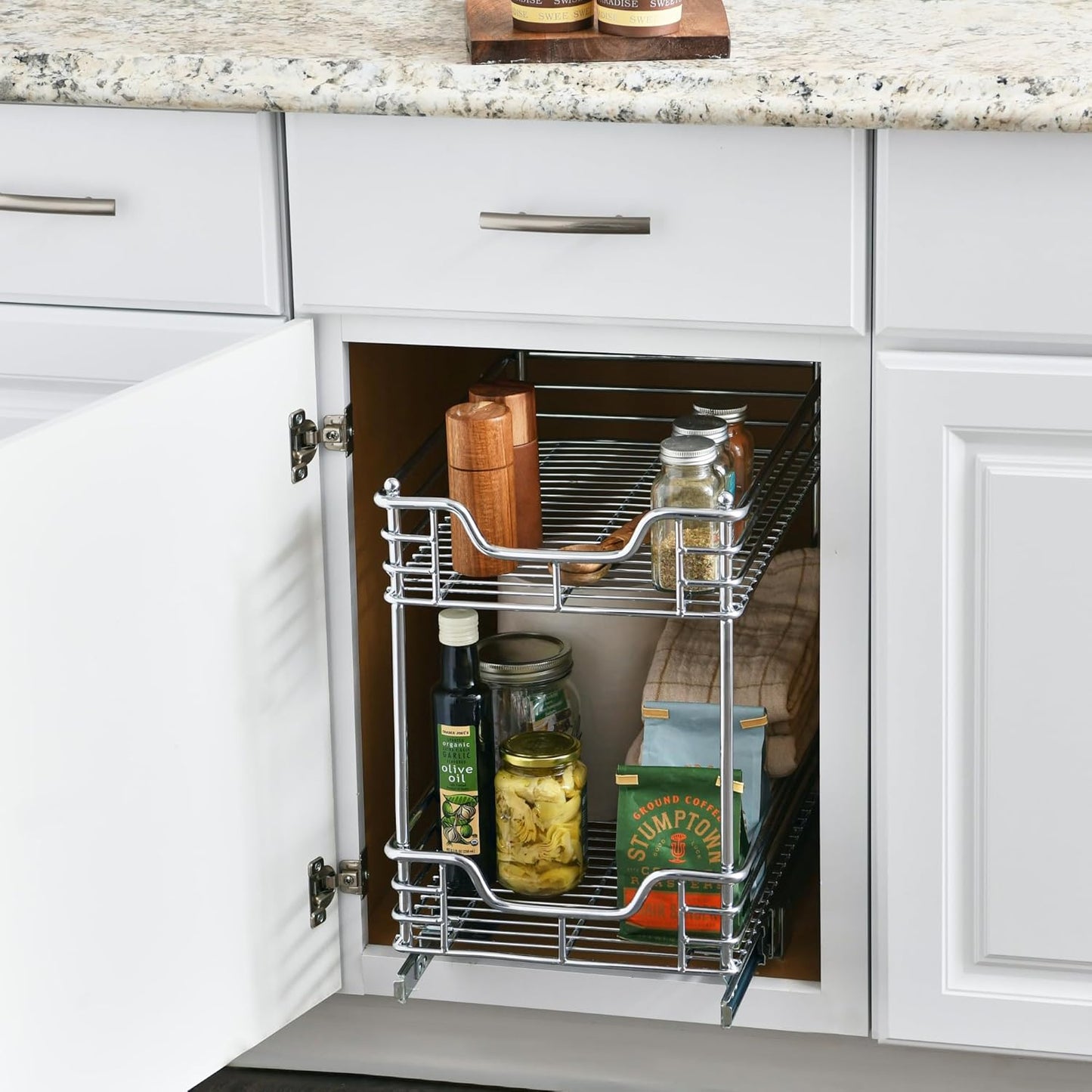 🖇️ Multi-Purpose Sliding Rack – Organize with Ease & Style! 🌿